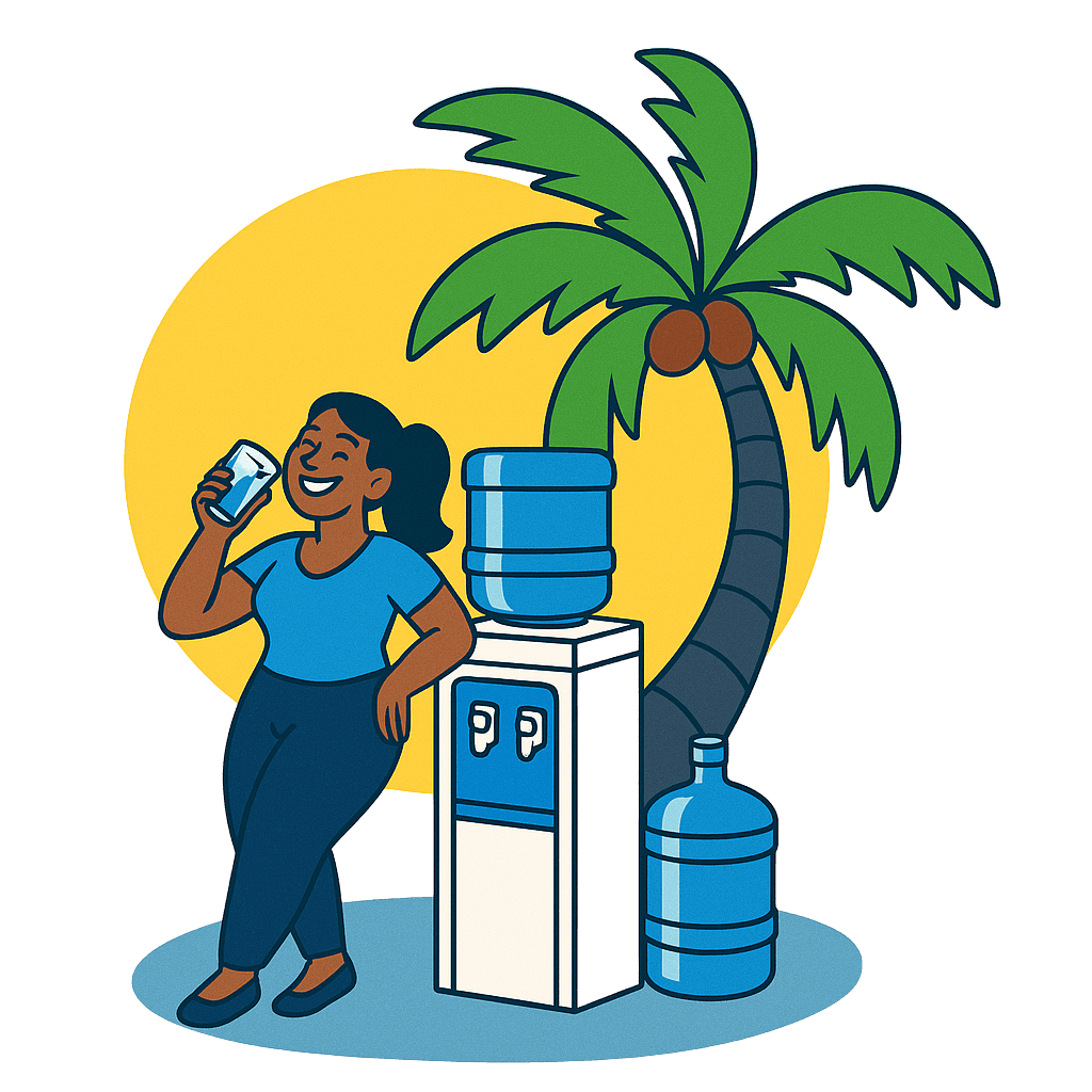 H2O Water Coolers ilustration